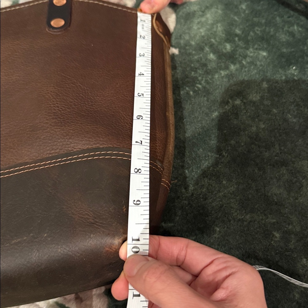 Brown Leather Tote Bag - Picture 5 of 7